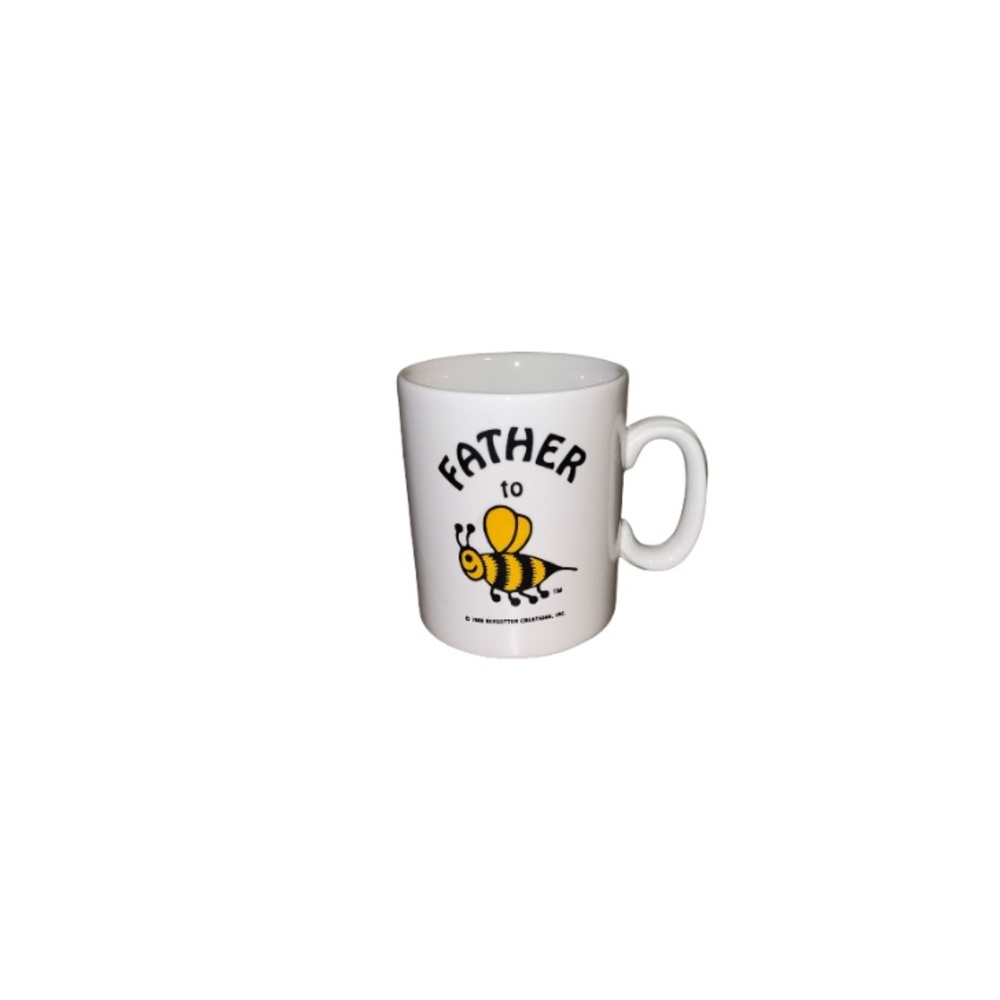 Vintage Beegotten Creations “Father to Bee” 1988 Ceramic Mug